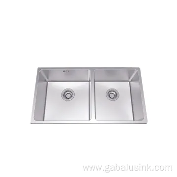 Atmospheric SUS 304 Stainless Radius 25 Kitchen Sink